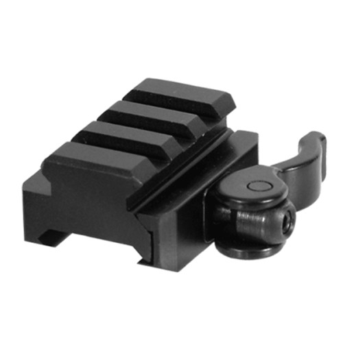 UTG 3-SLOT QD LEVER MOUNT ADAPTOR AND  RISER, MEDIUM PROFILE UTG 3-SLOT QD LEVER MOUNT ADAPTOR AND  RISER, MEDIUM PROFILE