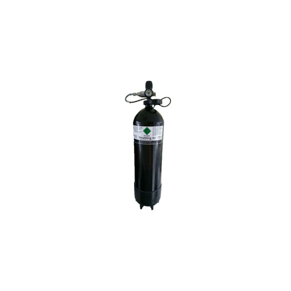 MIDLAND CYL 12LT 300BAR +BOOT, VALVE, GAUGE, HOSE