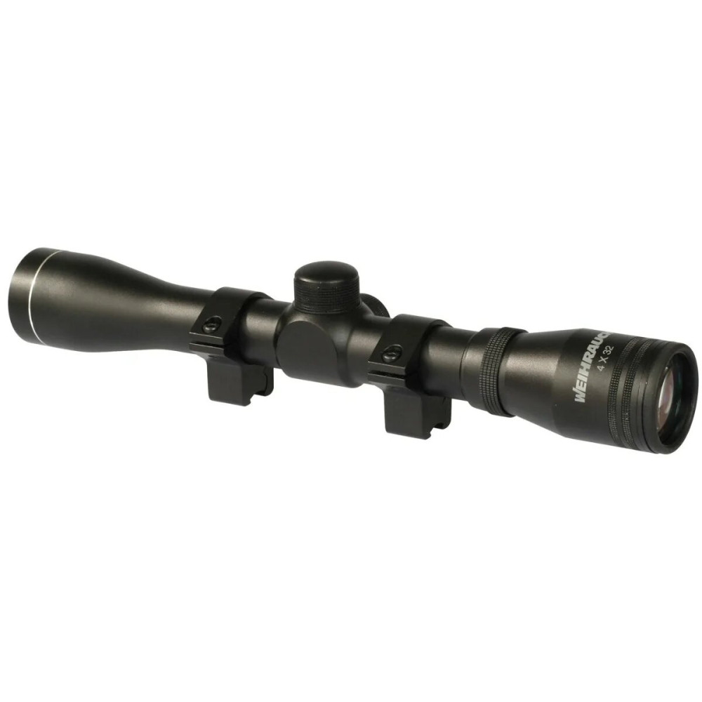 WEIHRAUCH SCOPE 4x32 WITH TWO-PIECE SLIDE-ON MOUNT