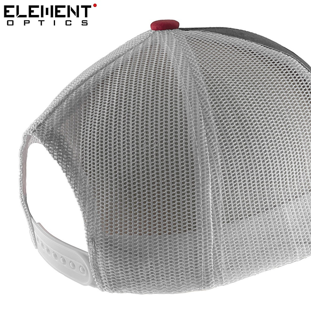 Element Optics Κόκκινο-Μαύρο-Άσπρο Καπέλο Κλασικό