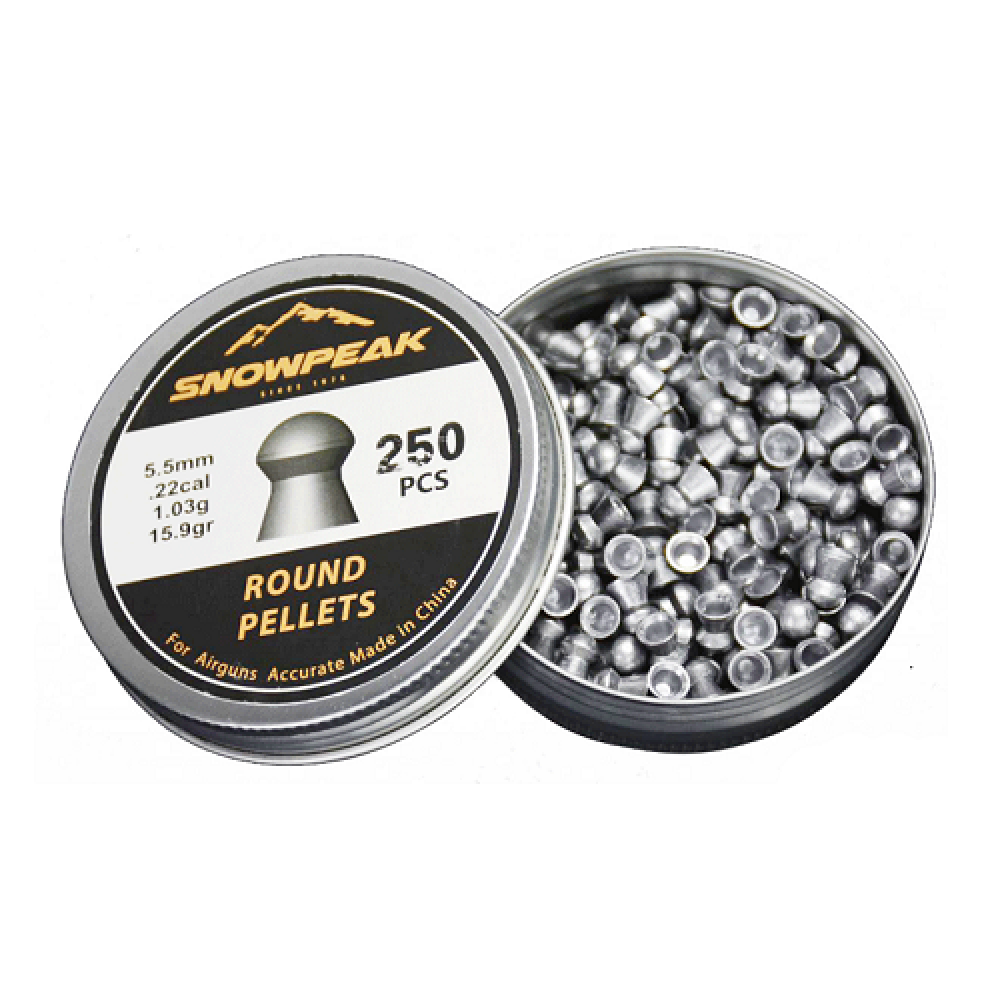 ARTEMIS ROUND PELLETS 5.5mm (250pcs) (ΒΛΗΜΑΤΑ ΑΕΡΟΒΟΛΩΝ)