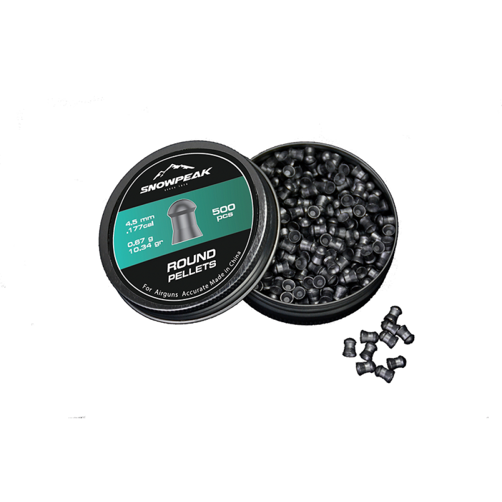 ARTEMIS ROUND HEAVY PELLETS 4.5mm (500pcs) (ΒΛΗΜΑΤΑ ΑΕΡΟΒΟΛΩΝ)