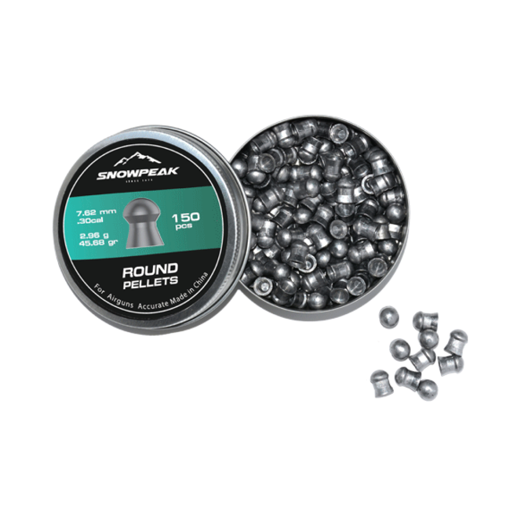 ARTEMIS ROUND PELLETS 7.62mm (150pcs) (ΒΛΗΜΑΤΑ ΑΕΡΟΒΟΛΩΝ)