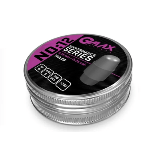 GMAX Performance Series No:12 TAILED 6.35mm (63grain)(100pcs)