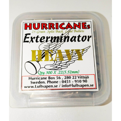 HURRICANEs EXTERMINATOR HEAVY 5.52mm (25grains)(300pcs)
