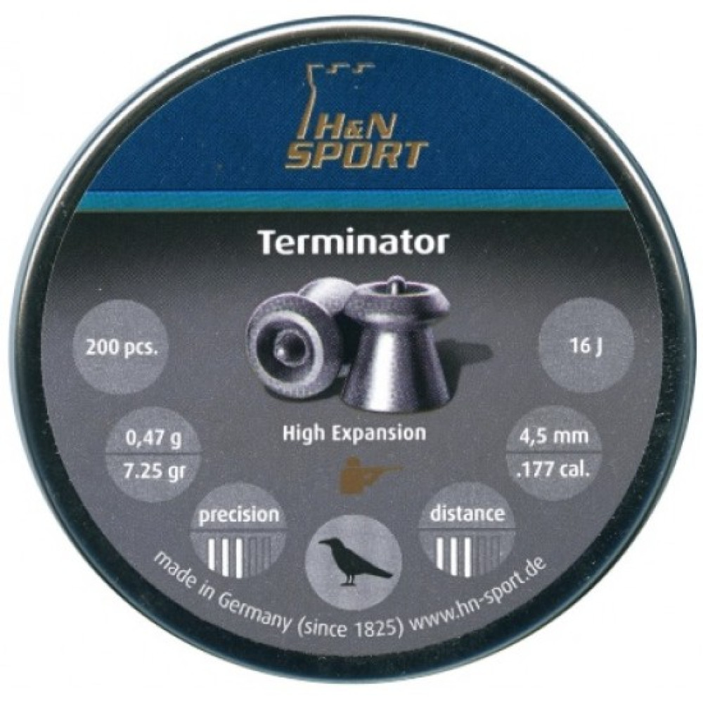 H&N TERMINATOR 4.50mm (200pcs)