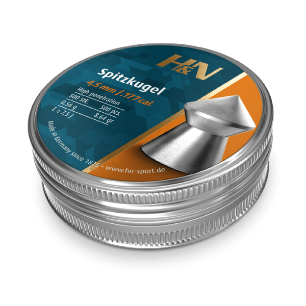 H&N SPITZKUGEL 4.50mm (500pcs)