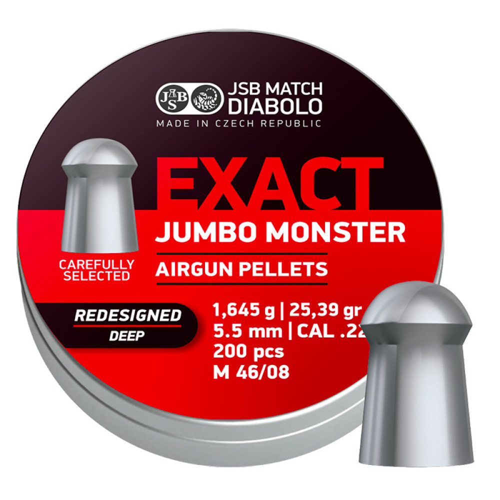JSB Jumbo Exact Monster Redesigned Deep 5.52 mm (200pcs)
