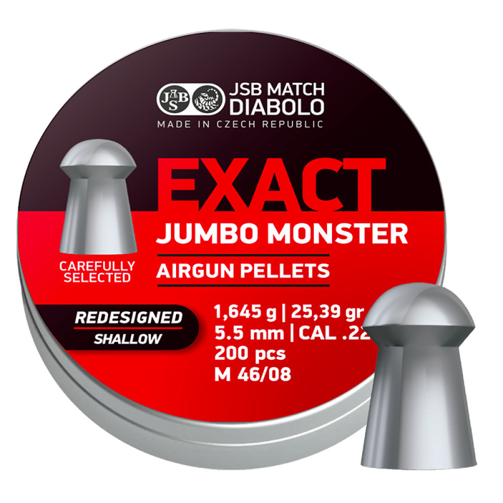 JSB JUMBO MONSTER Redesigned SHALLOW 5.52mm (200pcs)