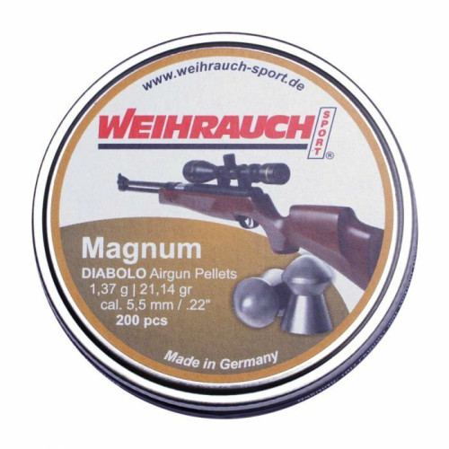 WEIHRAUCH MAGNUM 5.51mm (200pcs) WEIHRAUCH MAGNUM 5.51mm (200pcs)