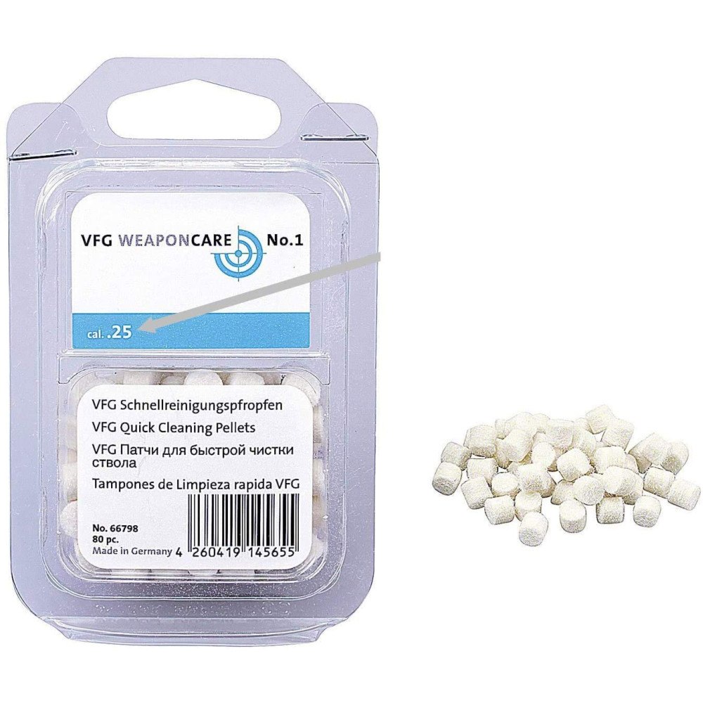 VFG CLEANING PELLETS .25 (80pcs)