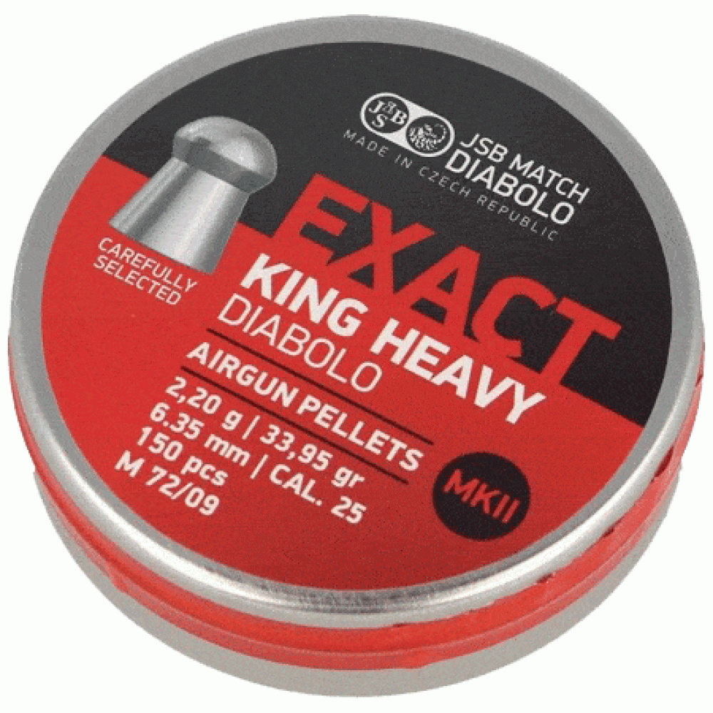 JSB EXACT KING HEAVY MKII 6.35mm (150pcs)