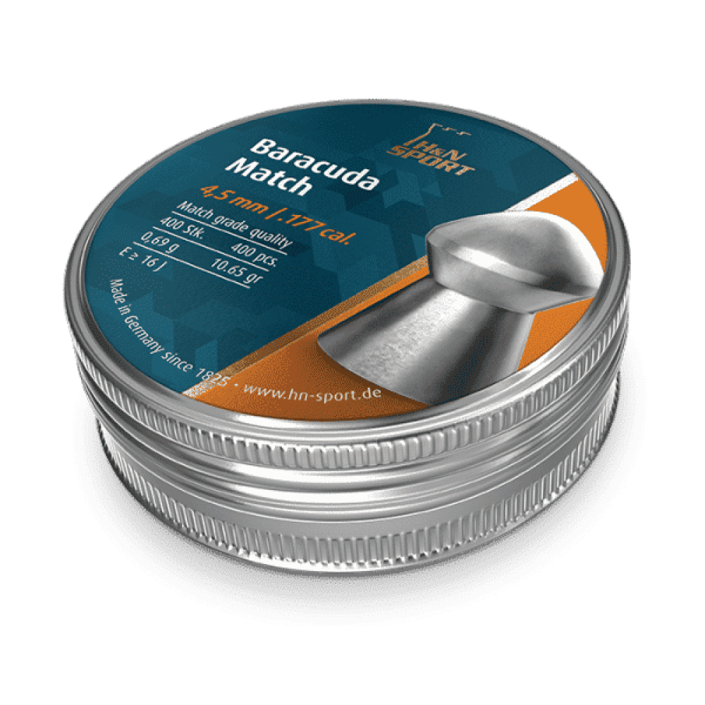 H&N BARACUDA MATCH 4.52mm (400pcs)
