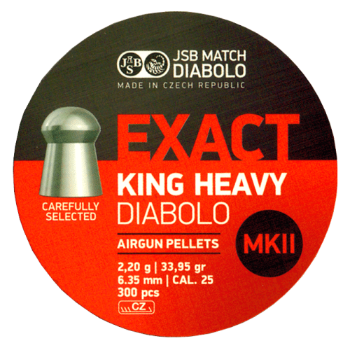 JSB EXACT KING Heavy MKII 6.35mm (300pcs)