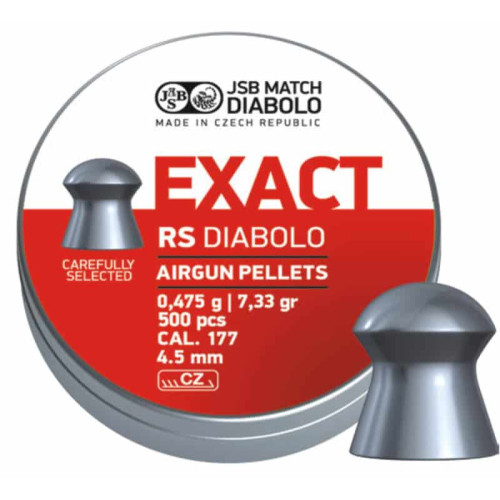 JSB DIABOLO EXACT RS 4.52mm (500pcs) JSB DIABOLO EXACT RS 4.52mm (500pcs)