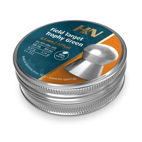 H&N FIELD & TARGET TROPHY GREEN 4.5mm (300pcs)