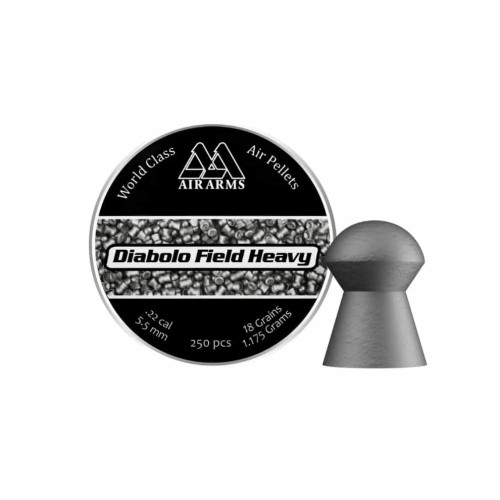 AIR ARMS DIABOLO FIELD PLUS HEAVY 5.52mm (250pcs) AIR ARMS DIABOLO FIELD PLUS HEAVY 5.52mm (250pcs)